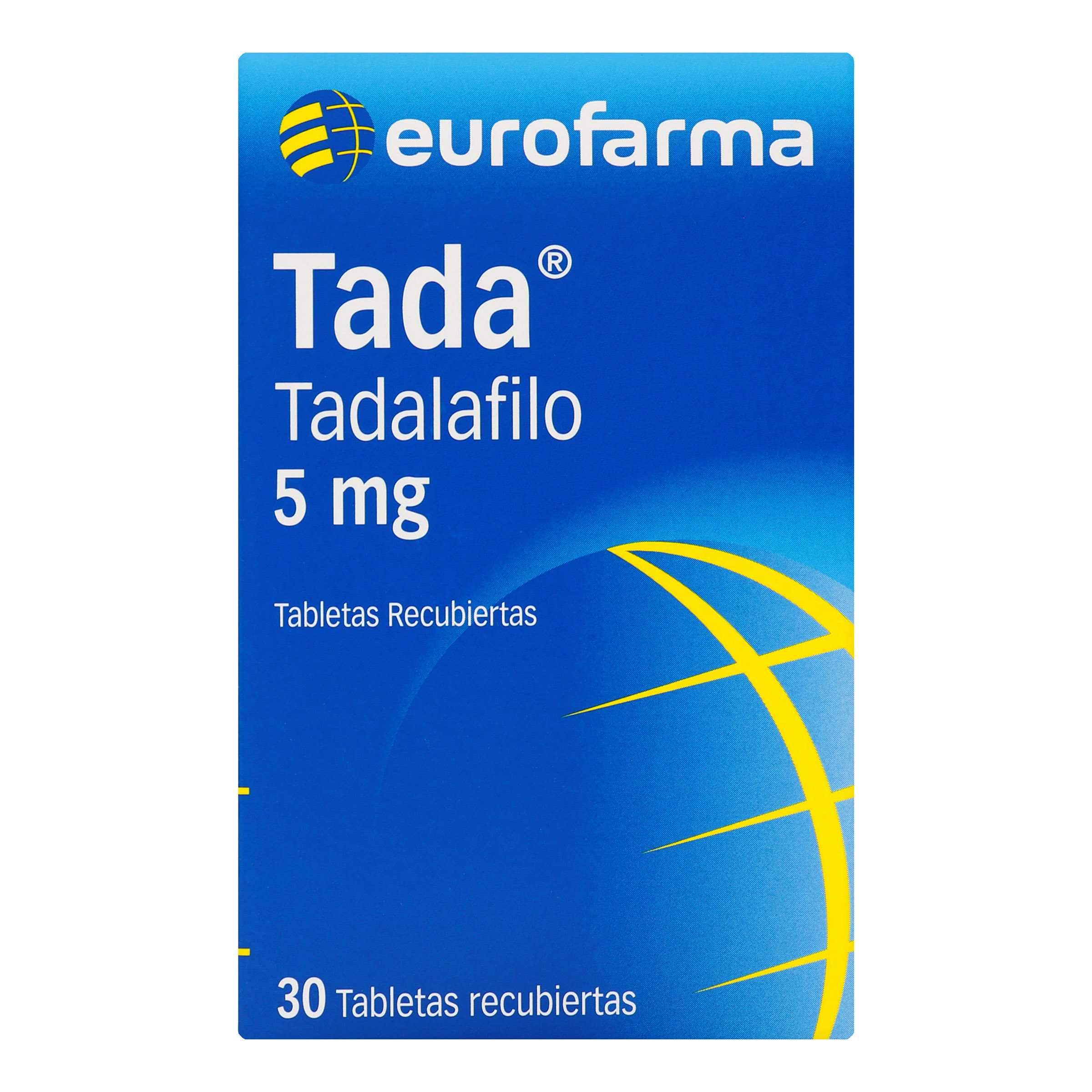 TADA 5 MG 30 TABLETAS TADALAFILO