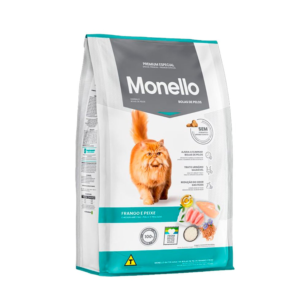 MONELLO PREMIUM CAT BOLAS DE PELOS 1 KG