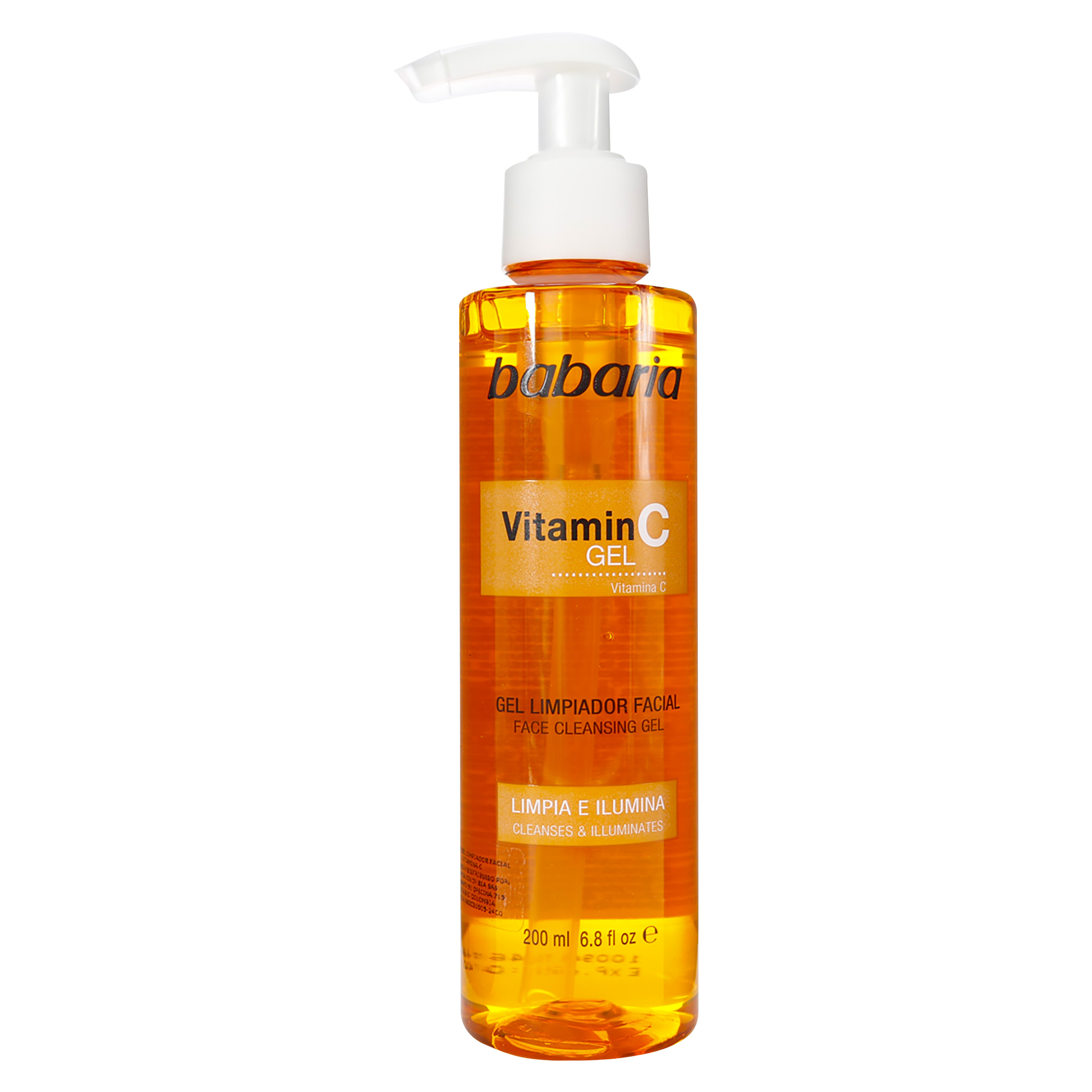 GEL.BABARIA LIMPIEZA FACIAL VITAMINA C 200 ML