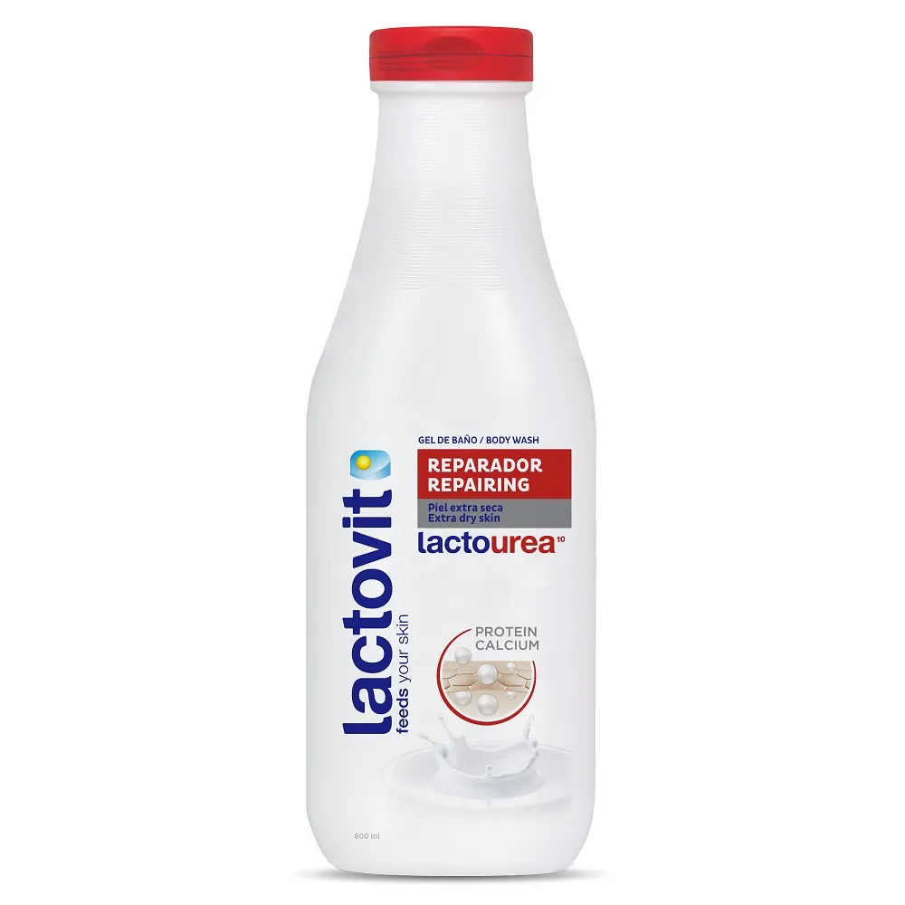 Lactovit Lactourea Gel de Baño Reparador 600 Ml