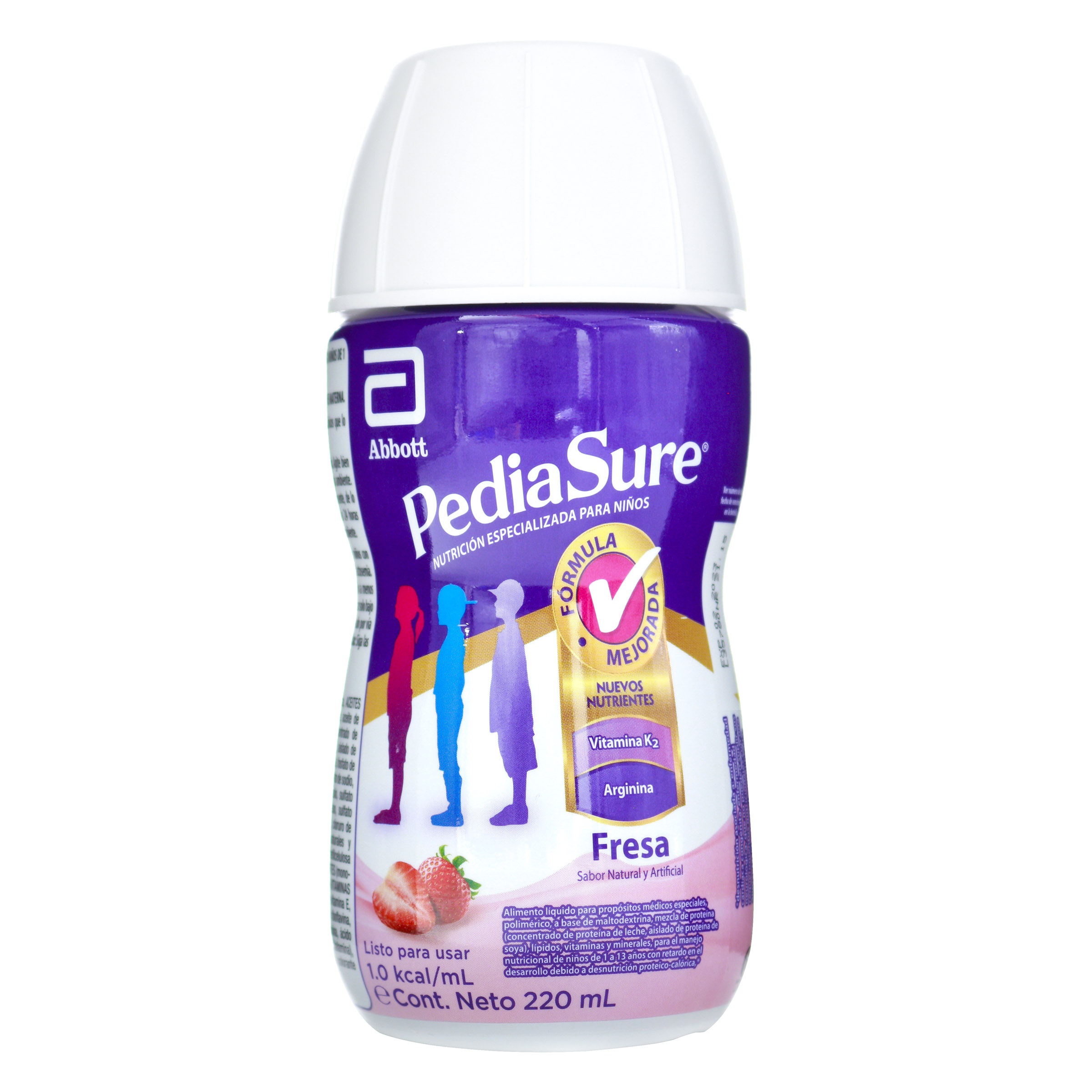 Pediasure Peptigro Nutricion Especializada En Niños LIquido Sabor Fresa