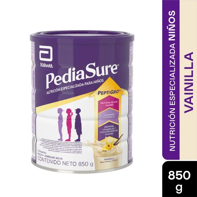 Complemento Nutricional Pediasure Peptigro Vainilla Polvo X 850 Gr