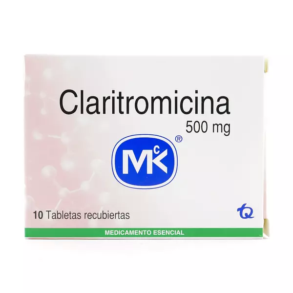 Claritromicina 500 Mg