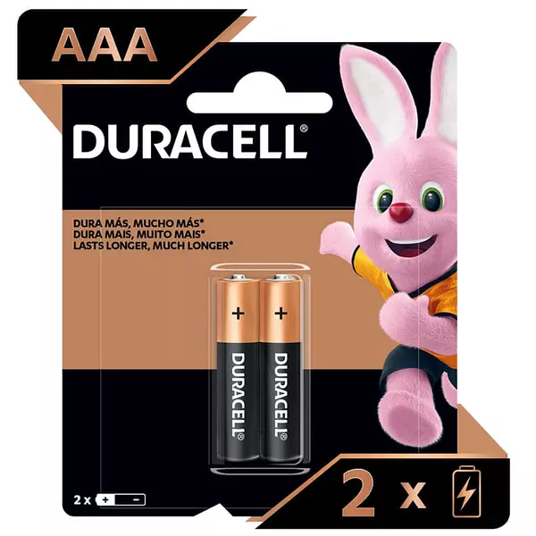 Pila Duracell Alkalina Aaa2