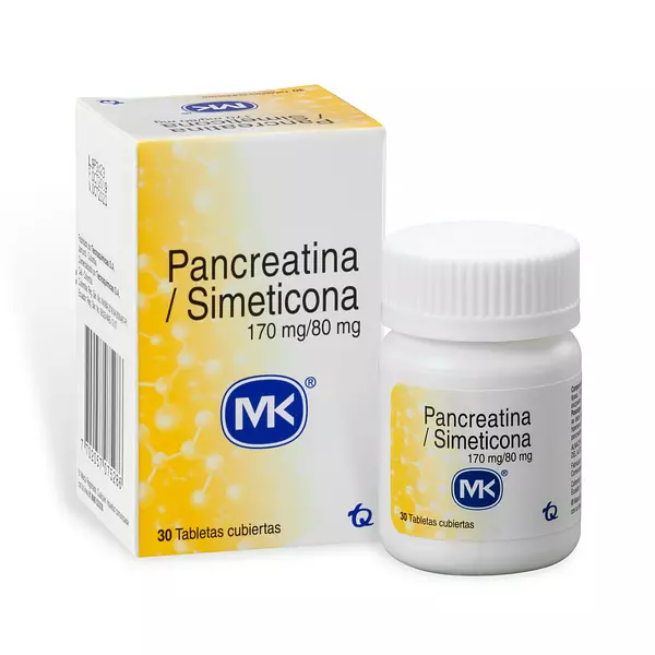 Pancreatina/Simeticona