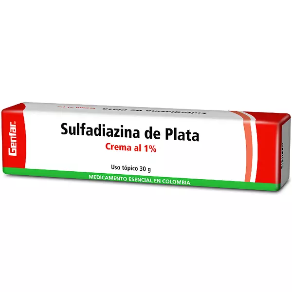 Sulfadiazina De Plata 1%