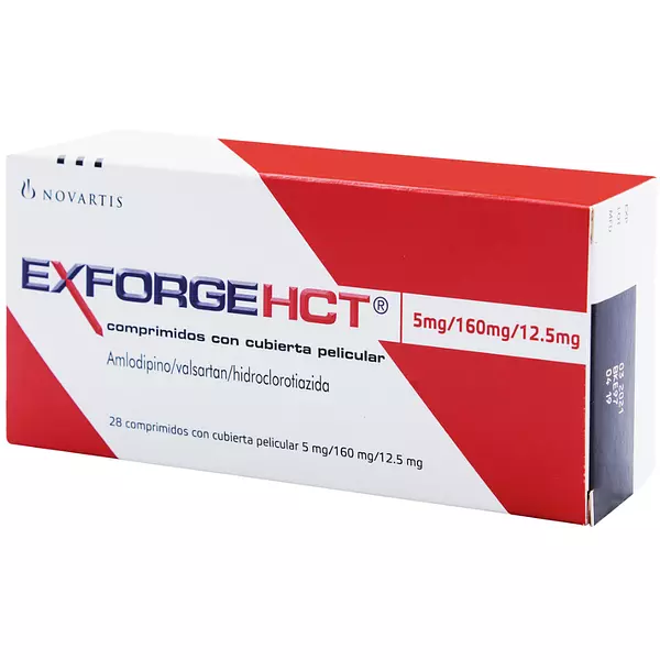 Exforge Hct 5 Mg/ 160 Mg/ 12.5