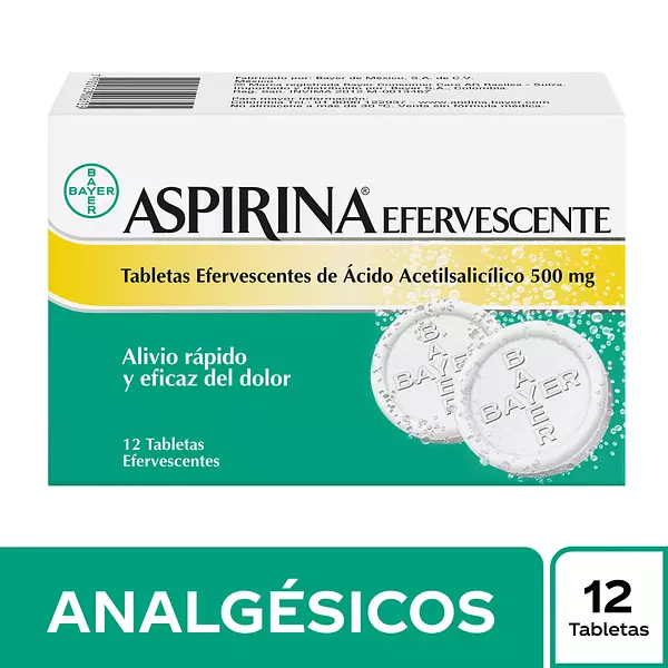 Aspirina Efervescente 500mg