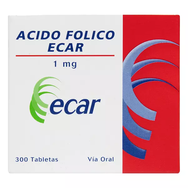 Ácido Fólico 1mg Ecar