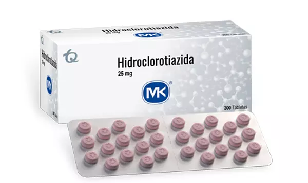 Hidroclorotiazida 25 Mg