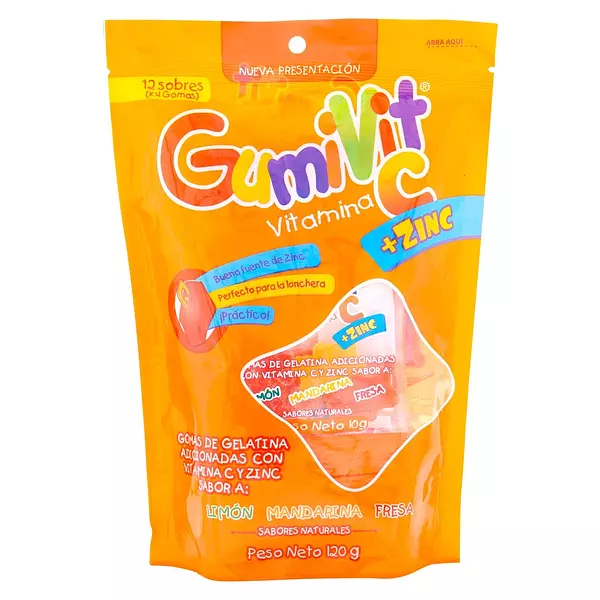 Gomas Gumivit C + Zinc