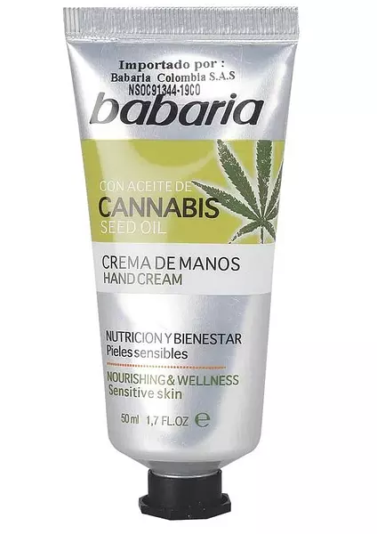 Crema Babaria Con Aceite De Cannabis