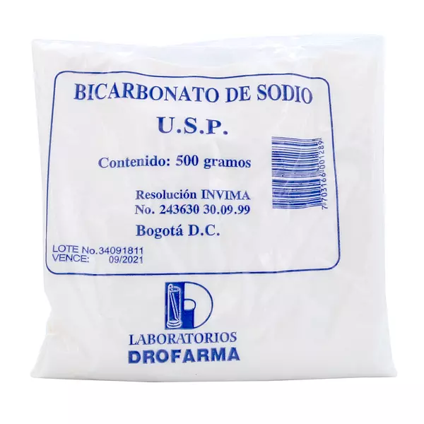 Bicarbonato De Sodio 500g