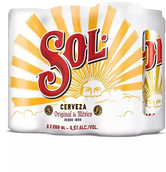 Cerveza Sol Sixpack