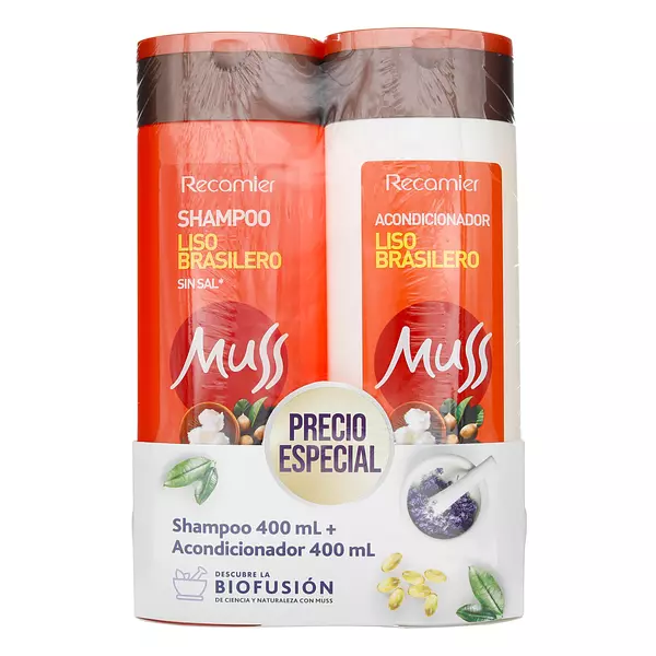 Shampoo Muss Liso Brasilero