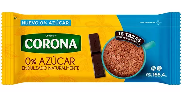 Chocolate Corona Sin Azúcar