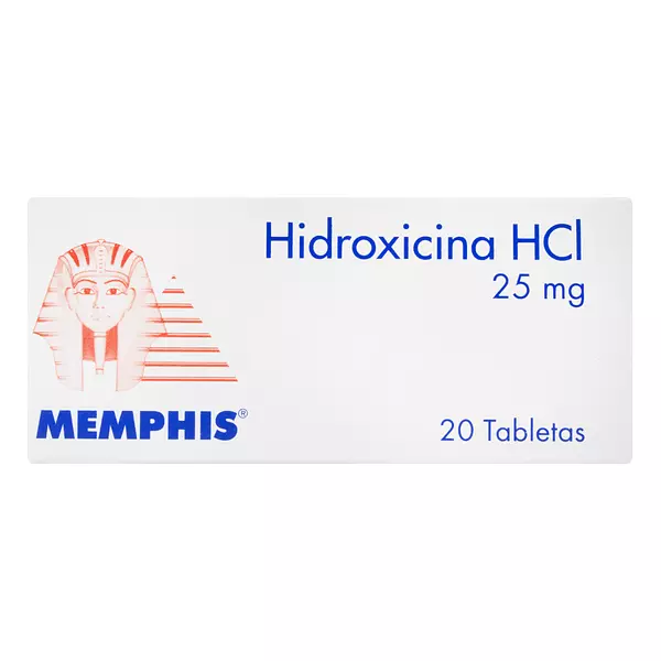 Hidroxicina Hcl 25mg