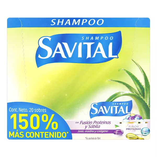 Shampoo Savital Fusión Proteína