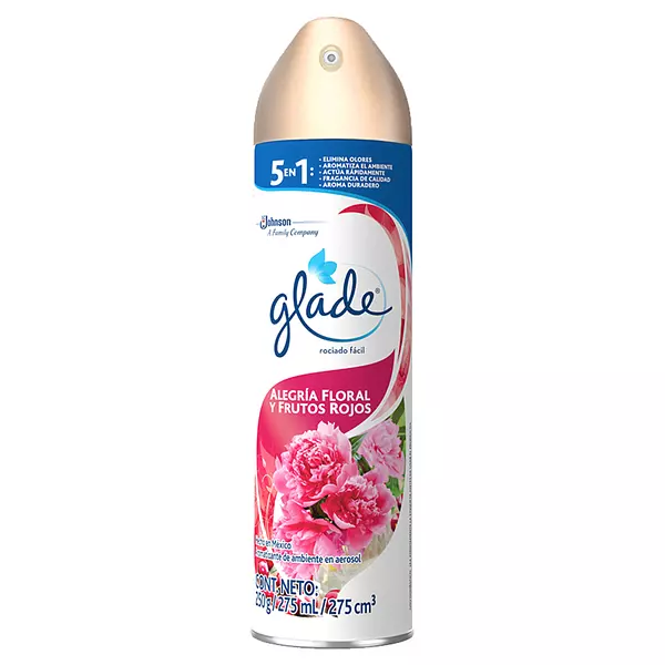 Ambientador Glade Alegría Floral Y Frutos Rojos