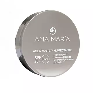 Polvo Compacto Ana María Aclarante Avellana