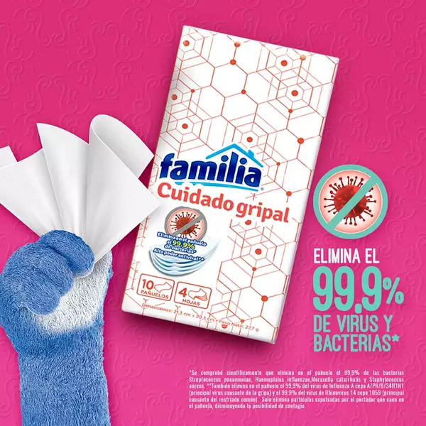 Pañuelos Familia Cuidado Gripal