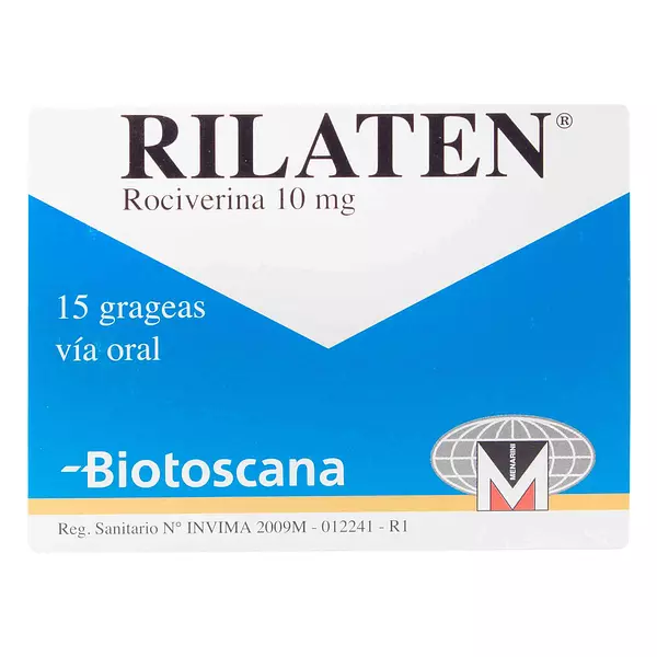 Rilaten 10mg 15 Grageas