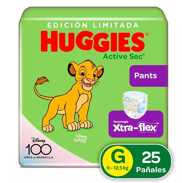 Pañales Huggies Active Sec Etapa 3