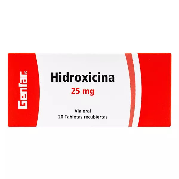 Hidroxicina 25mg Genfar