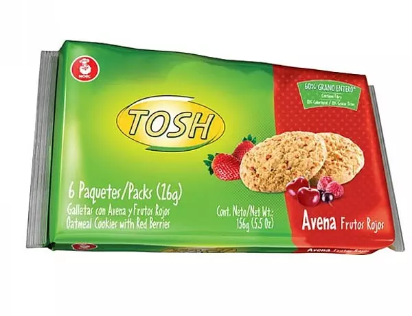 Galletas Tosh Frutos Rojos