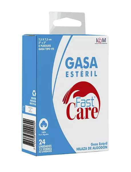 Gasa Esteril Icom 3x3 12 Sobres