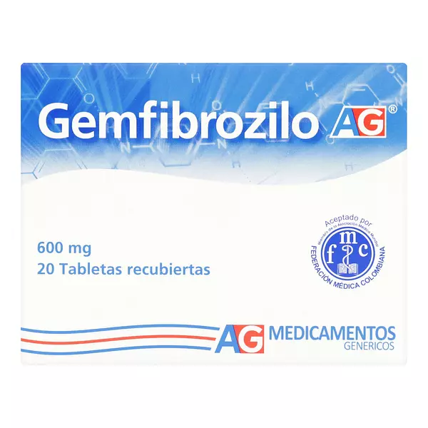 Gemfibrozilo 600mg Ag