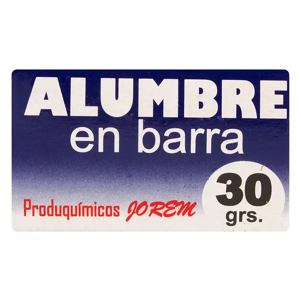 Alumbre En Barra Joroben