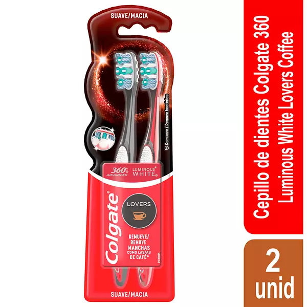 Cepillos Colgate Luminous White Par