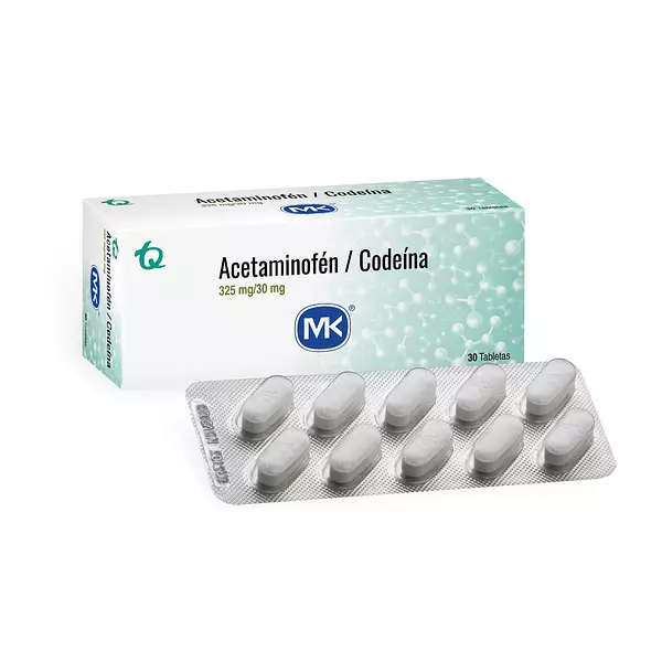 Acetaminofen 325mg/ Codeína 30mg