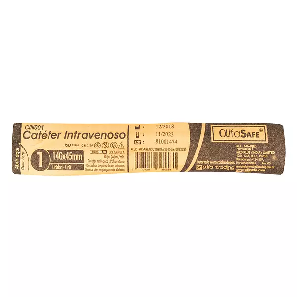 Catéter Intravenoso 14g