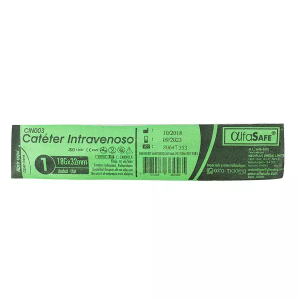 Catéter Intravenoso 18g