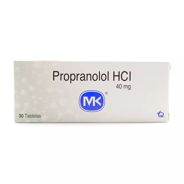 Propranolol Clorhidrato 40 Mg