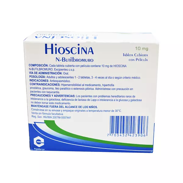 N Butil Hioscina 10 Mg