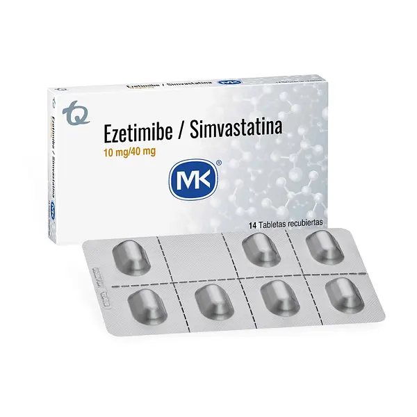 Ezetimiba+Simvastatina 10/40mg Mk