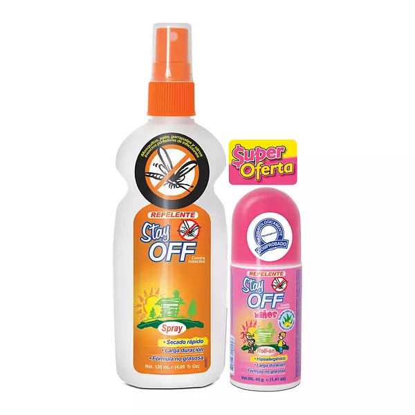 Repelente Stay Off Spray Adulto + Rollon