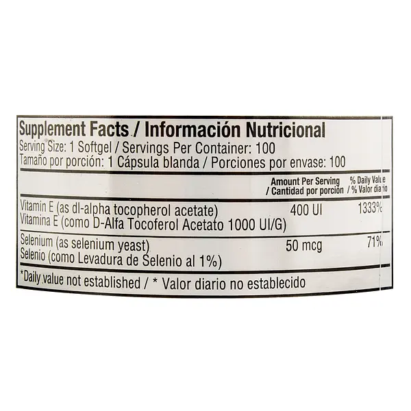 Vitamina E 400 Mg