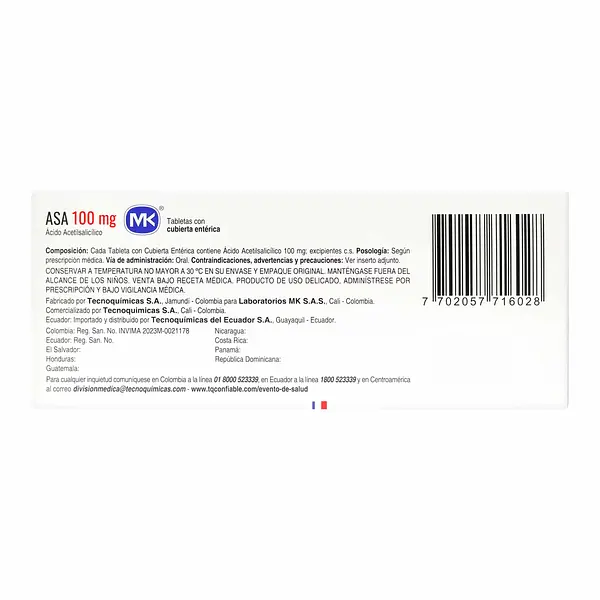 Asa 100 Mg