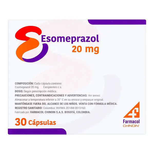 Esomeprazol 20 Mg
