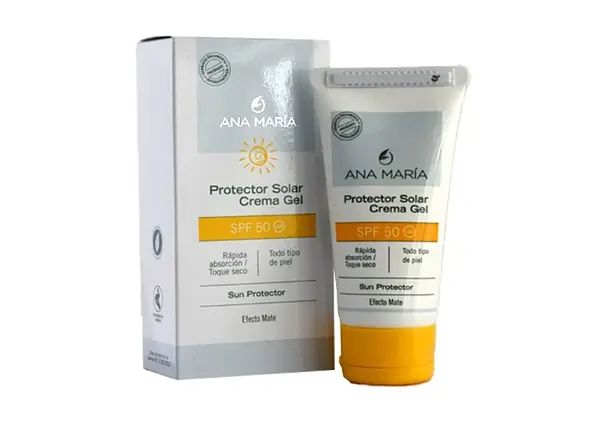 Bloqueador Solar Ana María Crema Gel Spf 50 Uva