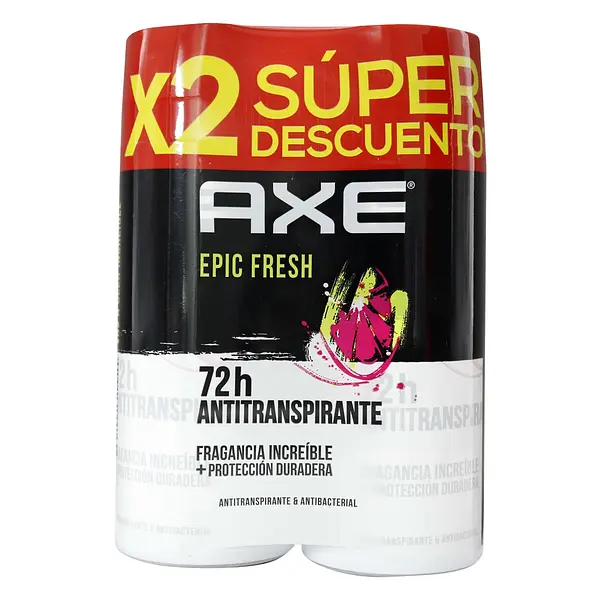 Desodorante Axe Spray Epic Fresh 2 X 1