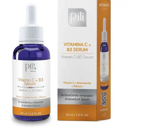 Serum Vitamina C + B3 Pili