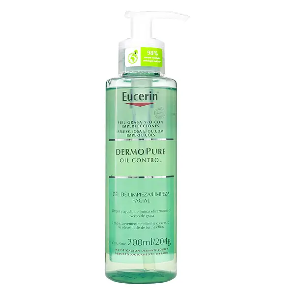 Eucerin Gel Facial Dermo Pure Oil Control