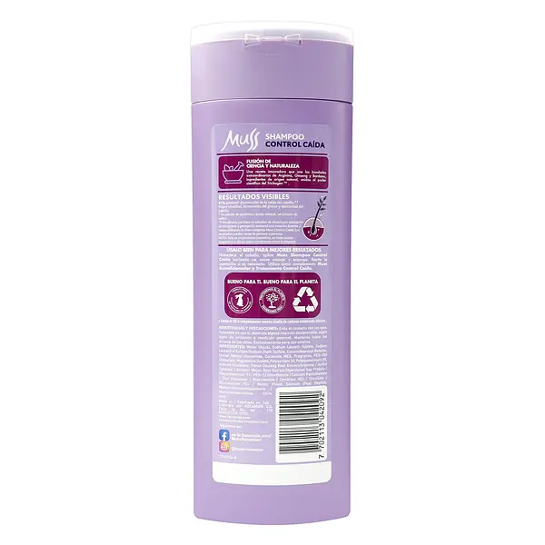 Shampoo Muss Control Caída