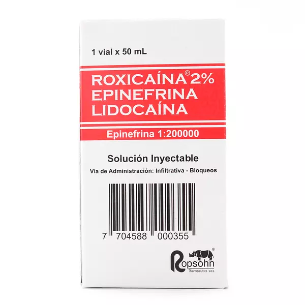 Roxicaina 2% Epinefrina