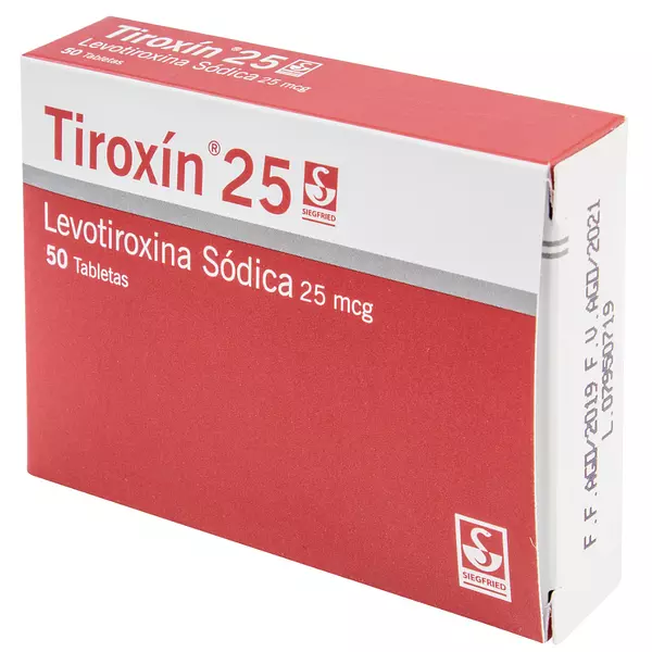 Tiroxin 25 Mg